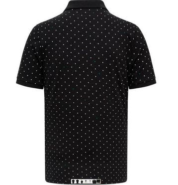 Mercedes Official MAPF1 Mens FW Polka Dot Polo Black XXL -, Nieuw
