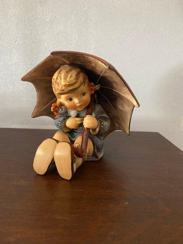 Goebel - Figurine - Meisje met paraplu - TMK6 - Porcelaine, Antiek en Kunst