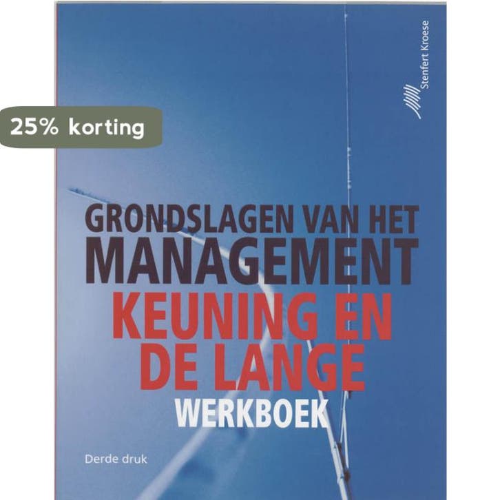 Grondslagen van het management Werkboek 9789020731279, Boeken, Schoolboeken, Gelezen, Verzenden