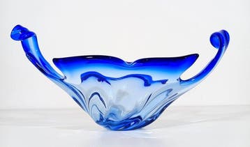 Vaas - Onderwaterglas - Centrestuk 1970 - 35 cm