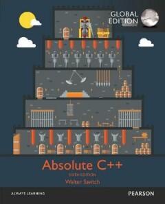 Absolute C++, Global Edition 9781292098593 Savitch Walter, Livres, Langue | Anglais, Envoi