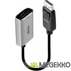 Lindy 41094 video kabel adapter 0,11 m DisplayPort HDMI, Computers en Software, Verzenden, Nieuw
