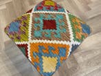 Poef - ( unused ) - kelim handgeweven - wol - kleurrijk, Huis en Inrichting, Stoffering | Tapijten en Vloerkleden, Nieuw
