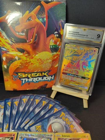Pokémon - 15 Graded card - Charizard - GG, Nieuw