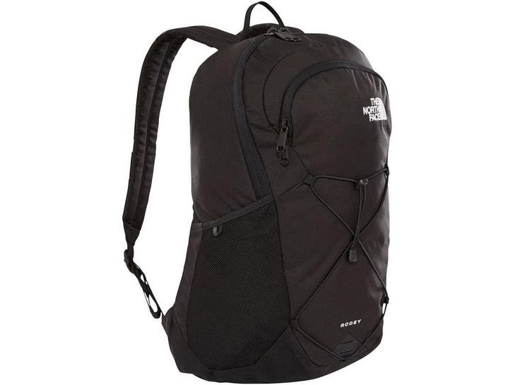 The North Face Rodey - Rugzak - 17 laptopvak - Zwart, Handtassen en Accessoires, Tassen | Rugtassen, Zo goed als nieuw, Verzenden