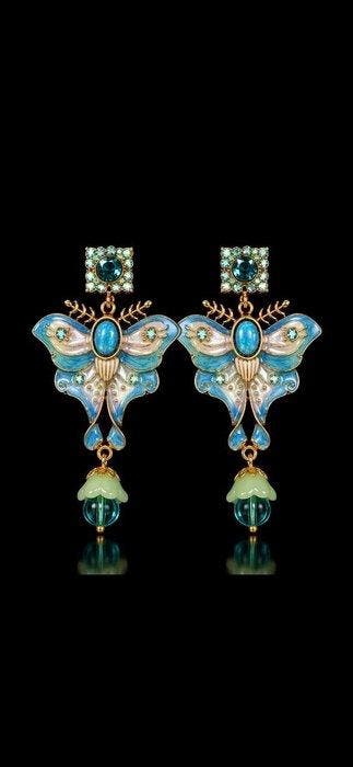 Exquise Vintage-oorbellen van Franse elegantie -