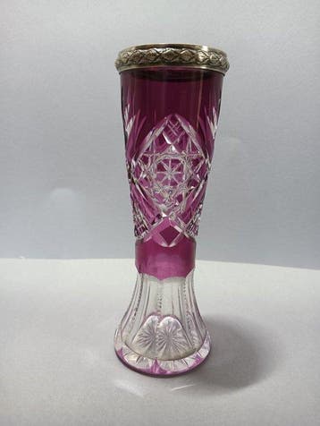 Val Saint Lambert - Delheid Frères, Brussels - Vase - Argent