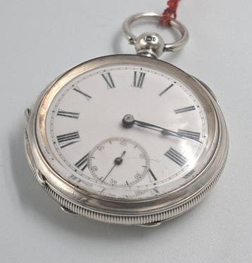 Chester 1879 - zilveren 0.800 zakhorloge - 1850-1900, Handtassen en Accessoires, Horloges | Heren, Nieuw