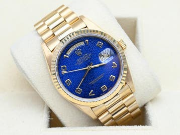 Rolex Day-Date Ref. 18238 Year 1994 (Box & Papers), Ophalen of Verzenden, Polshorloge