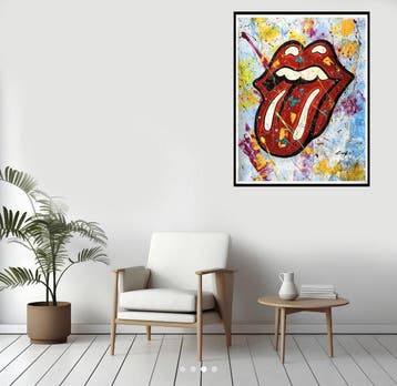 Gongas (XX-XXI) - Contemporary Rolling Stones - XL, Antiek en Kunst, Kunst | Schilderijen | Modern