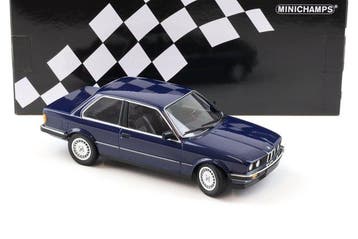 Minichamps 1:18 - Model sedan - BMW 323i 1982 - Saturn Blue, Nieuw