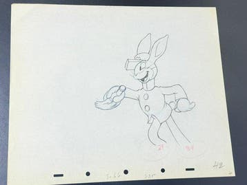 Walt Disney - Ambulancechauffeur animatie tekening - Toby, Nieuw