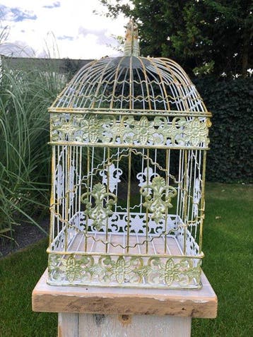 Art Nouveau Vogelkooi - IJzer - NOSTALGISCHE VOGELKOOI