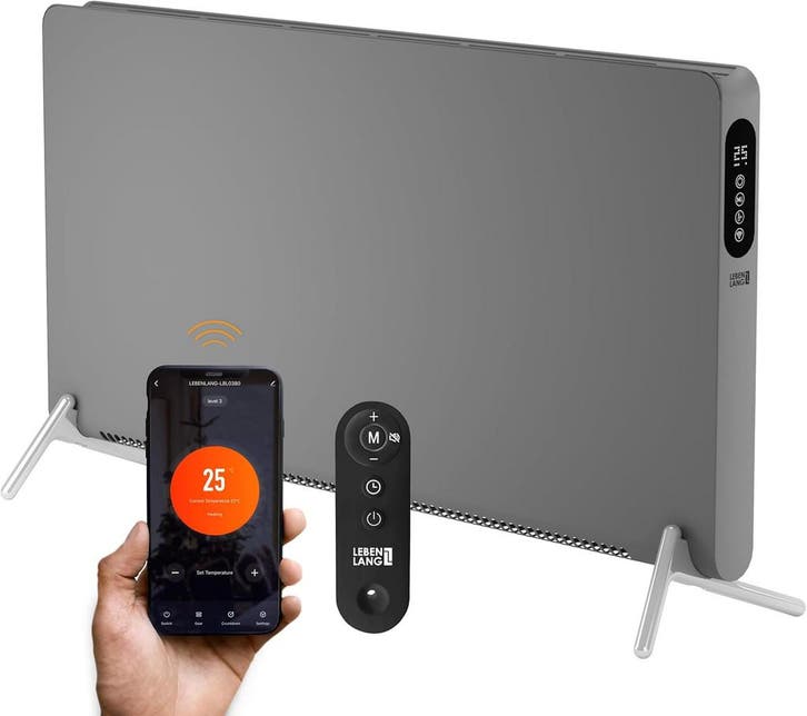 2dekans | LEBENLANG - Elektrische Convectorverwarming met, Doe-het-zelf en Bouw, Verwarming en Radiatoren, Ophalen of Verzenden