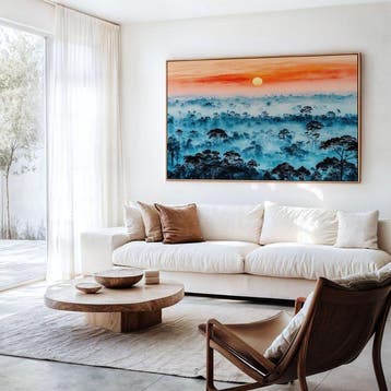 Iconica - Misty Awakening - Unique 1/1 XXL (100x150 cm), Antiek en Kunst