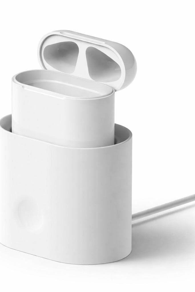 DrPhone Zachte Siliconen Standhouder Compatibel met Airpods, Télécoms, Supports de téléphone, Envoi