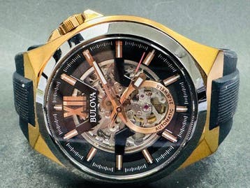 Bulova - Maquina Skeleton - Sans prix de réserve - 98A177 -, Nieuw