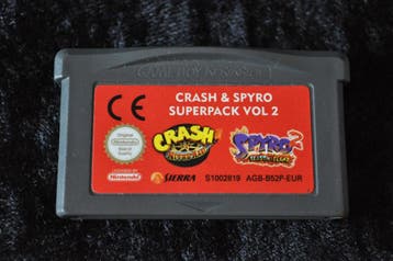 Crash & Spyro Superpack Vol 2 Gameboy Advance GBA, Consoles de jeu & Jeux vidéo, Jeux | Nintendo Game Boy, Verzenden