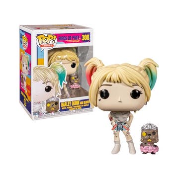 Funko Pop!  Birds of Prey - Harley Quinn and Beaver #308, Collections, Verzenden
