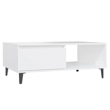 Salontafel Wit | Tweede kansje | OP = OP, Gebruikt, 50 tot 100 cm, Verzenden, 50 tot 100 cm