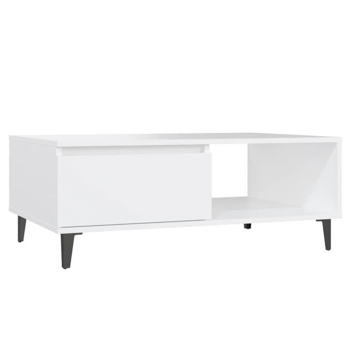 Salontafel Wit | Tweede kansje | OP = OP, Huis en Inrichting, Tafels | Salontafels, 50 tot 100 cm, 50 tot 100 cm, Gebruikt, Metaal