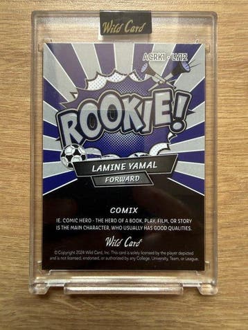 2024 Wild Card, Inc Lamine Yamal ACRK1-LY12 - 1 Card -, Nieuw