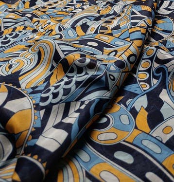 B564 - 500 x 150 cm - Doppia Organza di Pura Seta –