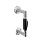 Handgreep klein ronde rozetten - mat nikkel - deurbeslag..., Ophalen of Verzenden, Nieuw, Koper of Messing, Schuif of Grendel