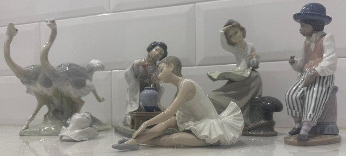Lladró, Nao - Beeldje (6) - Porselein, Antiek en Kunst, Antiek | Glaswerk en Kristal
