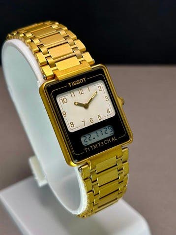 Tissot - *Two Timer Anolog Digital Time* - Zonder, Nieuw