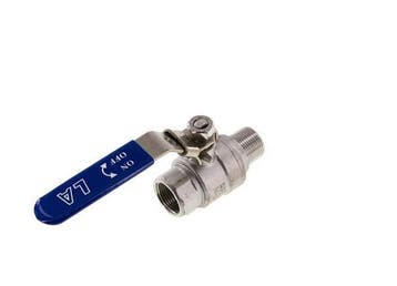 Vanne à boisseau sphérique à 2 voies en acier inoxydable,, Verzenden