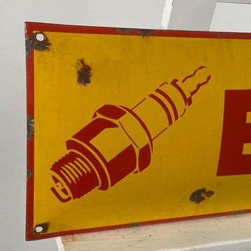 BOSCH - Emaille bord - 60x20 cm - Gemaakt van een dikke
