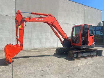 Veiling: Midigraafmachine Kubota KX185-3 Diesel 2015, Ophalen
