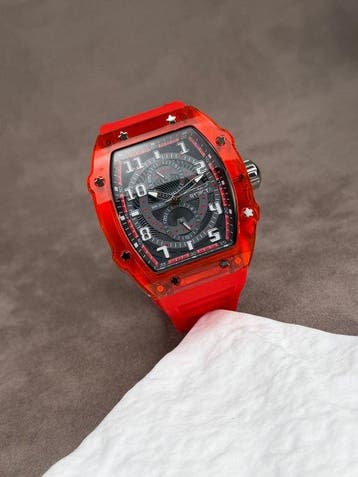Invicta - Racing Red/Black - Sans prix de réserve - IN-48448, Handtassen en Accessoires, Horloges | Heren, Nieuw