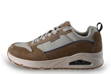 Skechers Sneakers in maat 43 Beige, Kleding | Heren, Schoenen, Overige kleuren, Verzenden, Zo goed als nieuw, Skechers