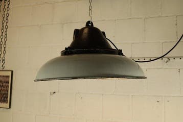 Lampe à suspendre - Lampe suspendue industrielle vintage en, Antiek en Kunst