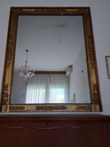 Miroir mural - Bois, Antiquités & Art, Antiquités | Autres Antiquités