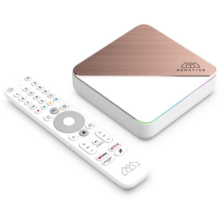 Retoursproduct: Homatics Box R 4K Plus TV Box - Netflix cert, Audio, Tv en Foto, Mediaspelers, Nieuw, Ophalen of Verzenden