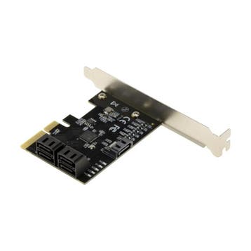 KALEA-INFORMATIQUE PCIe 3.0 x4 Controller-kaart met 5 poo..., Computers en Software, Ophalen of Verzenden, Nieuw