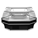 Open hoek 90°, geventileerd, patisserie glas, 3 zijden – ZWA, Verzenden