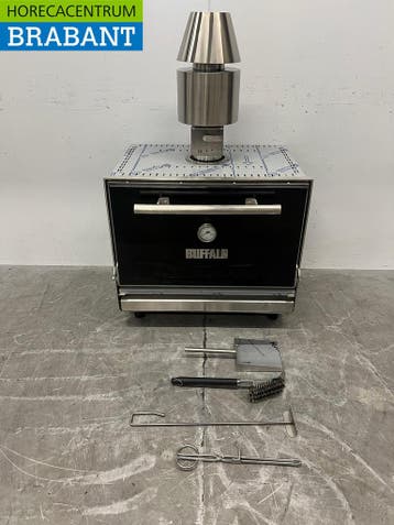 RVS Buffalo HX569 Houtskool Oven Horeca, Ophalen of Verzenden