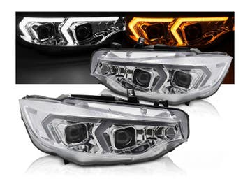 Xenon koplampen Chrome geschikt voor BMW F32 F33, Auto-onderdelen, Verzenden, Nieuw, BMW