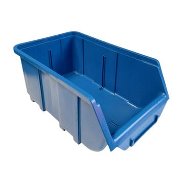 Magazijnbak 184x304x129 mm blauw kunststof nieuw, Ophalen of Verzenden