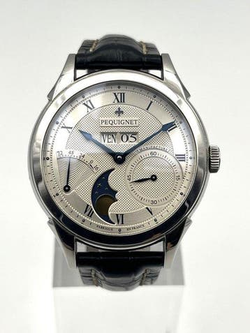 Pequignet - Rue Royale - Sans prix de réserve - 9010437 -, Handtassen en Accessoires, Horloges | Heren, Nieuw