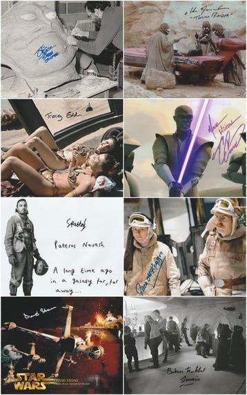 Star Wars - Big Lot of 8 Autographs!, Nieuw