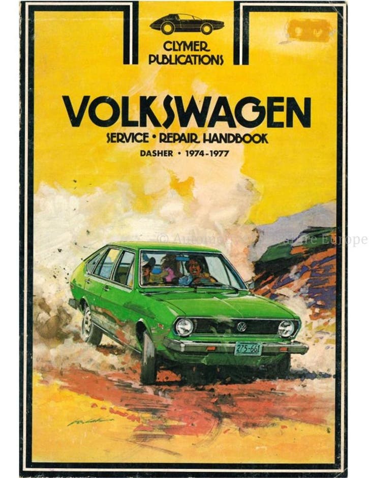 VOLKSWAGEN: SERVICE,  REPAIR HANDBOOK, DASHER 1974-1977, Auto diversen, Handleidingen en Instructieboekjes, Ophalen of Verzenden