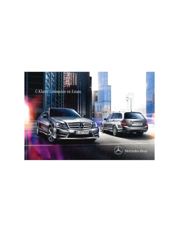 2011 MERCEDES BENZ C KLASSE BROCHURE NEDERLANDS, Boeken, Auto's | Folders en Tijdschriften
