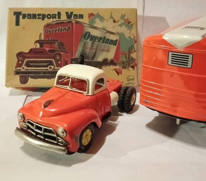 Yamazaki - Model vrachtwagen - Freight Truck Overland, Antiquités & Art, Antiquités | Jouets