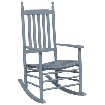 vidaXL Schommelstoelen 2 st met inklapbare tafel, Verzenden, Nieuw