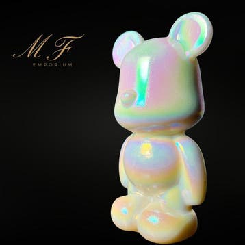 Teddybeer Jade aura - POP ART - groot formaat Gravure -